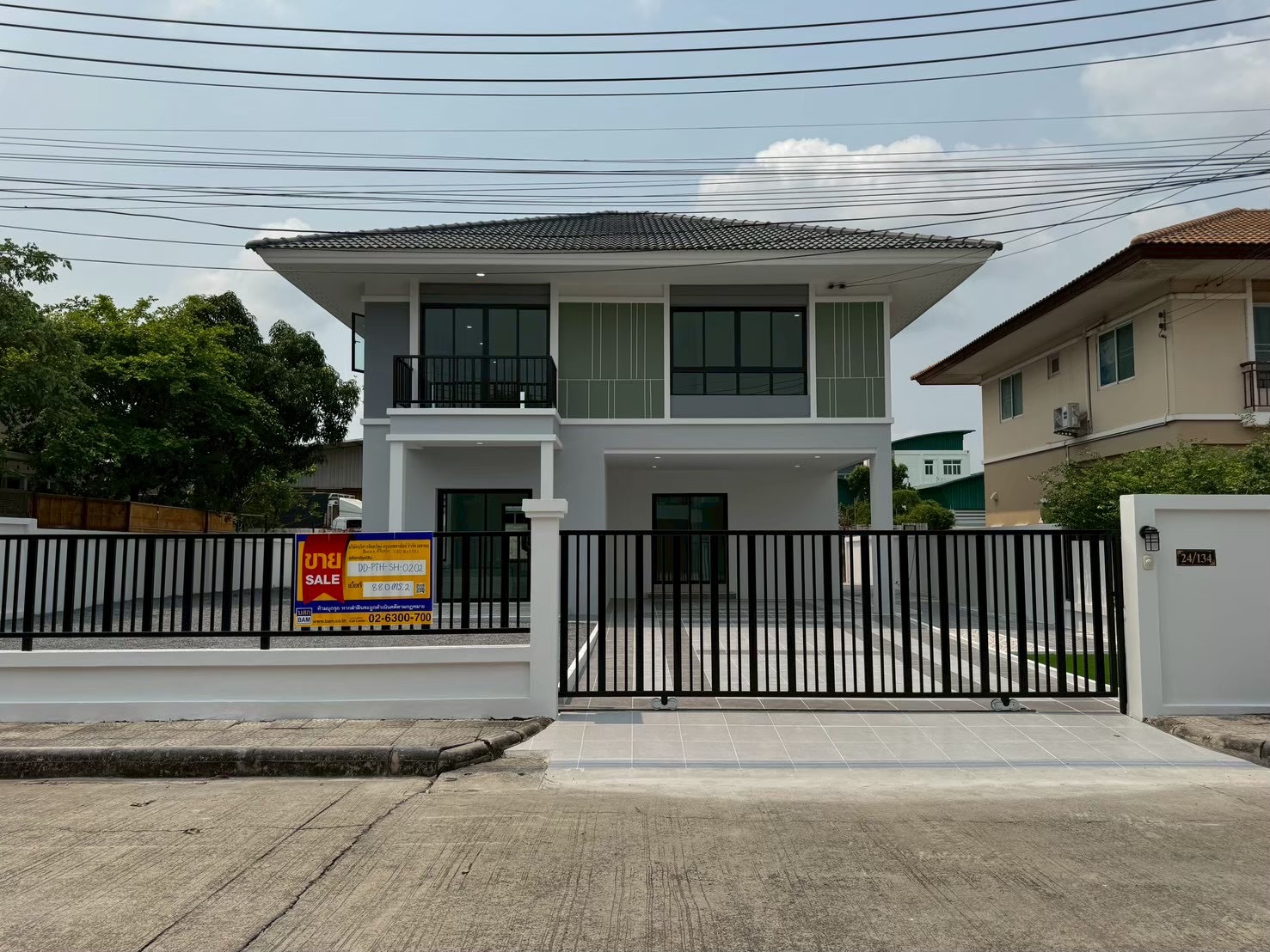 บ้านเดี่ยว 2 ชั้น โครงการวราบดินทร์ เฟส 2 กัลปพฤกษ์ปรับปรุงเมื่อปี 2569